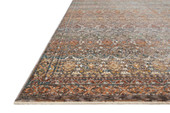 Loloi Lourdes LOU-03 Stone Multi Area Rug Angle Loloi Lourdes LOU-03 Stone Multi Area Rug Angle