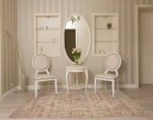 Loloi Lourdes LOU-04 Ivory Spice Area Rug Room Scene Loloi Lourdes LOU-04 Ivory Spice Area Rug Room Scene