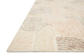 Loloi Milo MLO-02 Peach Pebble Area Rug Angle