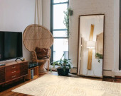 Loloi Milo MLO-05 Olive Natural Area Rug Room Scene Loloi Milo MLO-05 Olive Natural Area Rug Room Scene