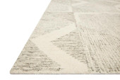 Loloi Milo MLO-06 Lt. Grey Granite Area Rug Angle Loloi Milo MLO-06 Lt. Grey Granite Area Rug Angle