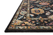 Loloi Padma PMA-01 Black Multi Area Rug Angle Loloi Padma PMA-01 Black Multi Area Rug Angle