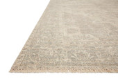 Loloi Priya PRY-04 Ivory Grey Area Rug Angle Loloi Priya PRY-04 Ivory Grey Area Rug Angle