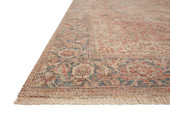 Loloi Priya PRY-07 Brick Navy Area Rug Angle Loloi Priya PRY-07 Brick Navy Area Rug Angle
