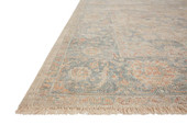 Loloi Priya PRY-08 Bone Bluestone Area Rug Angle Loloi Priya PRY-08 Bone Bluestone Area Rug Angle