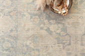 Loloi Priya PRY-08 Bone Bluestone Area Rug Lifestyle Scene Loloi Priya PRY-08 Bone Bluestone Area Rug Lifestyle Scene
