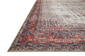 Loloi II Layla LAY-12 Ivory Brick Area Rug Angle Loloi II Layla LAY-12 Ivory Brick Area Rug Angle