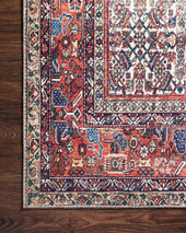Loloi II Layla LAY-12 Ivory Brick Area Rug Corner Loloi II Layla LAY-12 Ivory Brick Area Rug Corner