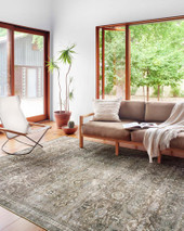 Loloi II Layla LAY-13 Antique Moss Area Rug - Carpetmart.com
