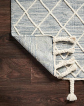 Loloi II Sawyer SAW-04 Teal Area Rug Backing