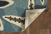 Kas Harbor 4203 Blue Sands Area Rug Back Kas Harbor 4203 Blue Sands Area Rug Back