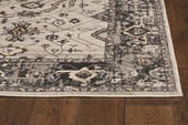 Kas Inspire 7500 Ivory Grey Empera Area Rug Corner Kas Inspire 7500 Ivory Grey Empera Area Rug Corner
