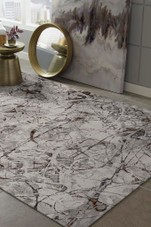 Kas Inspire 7502 Ivory Grey Escape Area Rug Room Scene Kas Inspire 7502 Ivory Grey Escape Area Rug Room Scene