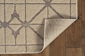Kas Luna 7128 Ivory Silver Elements Area Rug Back Kas Luna 7128 Ivory Silver Elements Area Rug Back