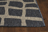 Kas Provo 5763 Blue Grey Bedrock Area Rug Corner