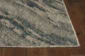 Kas Provo 5765 Grey Teal Strokes Area Rug Corner