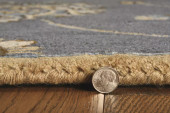 Kas Syriana 6024 Midnight Kashan Area Rug Pile Kas Syriana 6024 Midnight Kashan Area Rug Pile