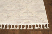 Kas Willow 1103 Ivory Beige Boho Area Rug Corner Kas Willow 1103 Ivory Beige Boho Area Rug Corner