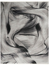 Calvin Klein Balian CK53 Grey Black Area Rug Calvin Klein Balian CK53 Grey Black Area Rug