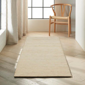 Calvin Klein Kathmandu CK920 Natural Runner Area Rug Room Scene Calvin Klein Kathmandu CK920 Natural Runner Area Rug Room Scene