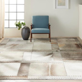 Calvin Klein Northwest CK960 Grey Area Rug Room Scene Calvin Klein Northwest CK960 Grey Area Rug Room Scene