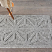 Nourison Cozumel CZM01 Lt. Grey Scatter Area Rug Nourison Cozumel CZM01 Lt. Grey Scatter Area Rug