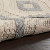 Nourison Cozumel CZM02 Cream Area Rug Nourison Cozumel CZM02 Cream Area Rug