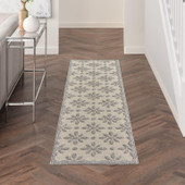 Nourison Cozumel CZM03 Cream Runner Area Rug Room Scene Nourison Cozumel CZM03 Cream Runner Area Rug Room Scene
