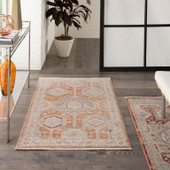 Nourison Homestead HMS01 Brick 3x5 Area Rug Room Scene Nourison Homestead HMS01 Brick 3x5 Area Rug Room Scene