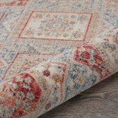 Nourison Homestead HMS02 Blue Multicolor Area Rug Texture Nourison Homestead HMS02 Blue Multicolor Area Rug Texture