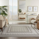 Nourison Key Largo KLG02 Lt. Grey Area Rug Room Scene Nourison Key Largo KLG02 Lt. Grey Area Rug Room Scene