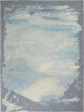 Nourison Prismatic PRS19 Seafoam Silver Area Rug Nourison Prismatic PRS19 Seafoam Silver Area Rug