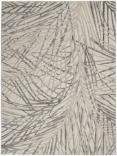 Nourison Rustic Textures RUS17 Ivory Grey Area Rug Nourison Rustic Textures RUS17 Ivory Grey Area Rug