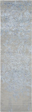 Nourison Silk Shadows SHA18 Grey Blue Runner Area Rug