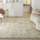 Nourison Twilight TWI13 Ivory Multi Area Rug Room Scene Nourison Twilight TWI13 Ivory Multi Area Rug Room Scene