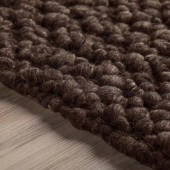 Dalyn Gorbea GR1 Chocolate Area Rug Edge Dalyn Gorbea GR1 Chocolate Area Rug Edge