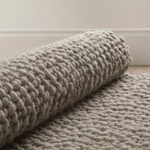 Dalyn Gorbea GR1 Silver Area Rug Roll Edge Dalyn Gorbea GR1 Silver Area Rug Roll Edge