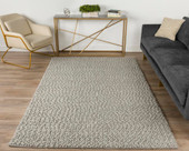 Dalyn Gorbea GR1 Silver Area Rug Room Scene Dalyn Gorbea GR1 Silver Area Rug Room Scene