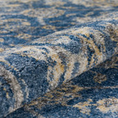 Dalyn Orleans OR5 Indigo Area Rug Roll Edge Dalyn Orleans OR5 Indigo Area Rug Roll Edge