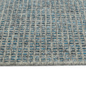 Kaleen Bacalar BAC04-17 Blue Area Rug Edge Kaleen Bacalar BAC04-17 Blue Area Rug Edge
