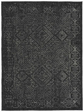 Kaleen Bacalar BAC05-38 Charcoal Area Rug Kaleen Bacalar BAC05-38 Charcoal Area Rug
