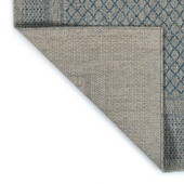 Kaleen Bacalar BAC08-17 Blue Area Rug Backing Kaleen Bacalar BAC08-17 Blue Area Rug Backing