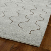 Kaleen Micha MCA95-77 Silver Area Rug Corner Kaleen Micha MCA95-77 Silver Area Rug Corner