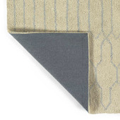 Kaleen Micha MCA96-01 Ivory Area Rug Backing Kaleen Micha MCA96-01 Ivory Area Rug Backing
