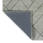 Kaleen Micha MCA98-77 Silver Area Rug Backing Kaleen Micha MCA98-77 Silver Area Rug Backing