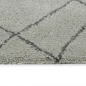 Kaleen Micha MCA98-77 Silver Area Rug Edge Kaleen Micha MCA98-77 Silver Area Rug Edge