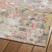 Kaleen Santiago STG98-92 Pink Area Rug Corner Kaleen Santiago STG98-92 Pink Area Rug Corner