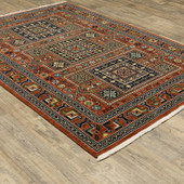 Oriental Weavers Lilihan 2C Area Rug on Angle Oriental Weavers Lilihan 2C Area Rug on Angle