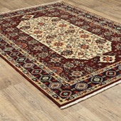 Oriental Weavers Lilihan 1802W Area Rug on Angle Oriental Weavers Lilihan 1802W Area Rug on Angle