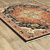 Oriental Weavers Lilihan 4929A Area Rug on Angle Oriental Weavers Lilihan 4929A Area Rug on Angle